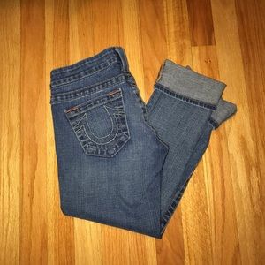True Religion Cropped Jeans